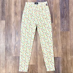 Versace Authentic Vintage High Waist Floral Jeans